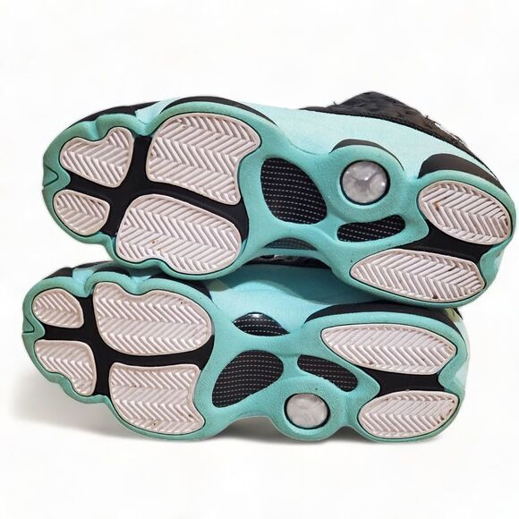 Nike Air Jordan 8 GS Retro Sneakers 884129-030 Teal Black Size 4.5Y kids youth - Picture 7 of 7